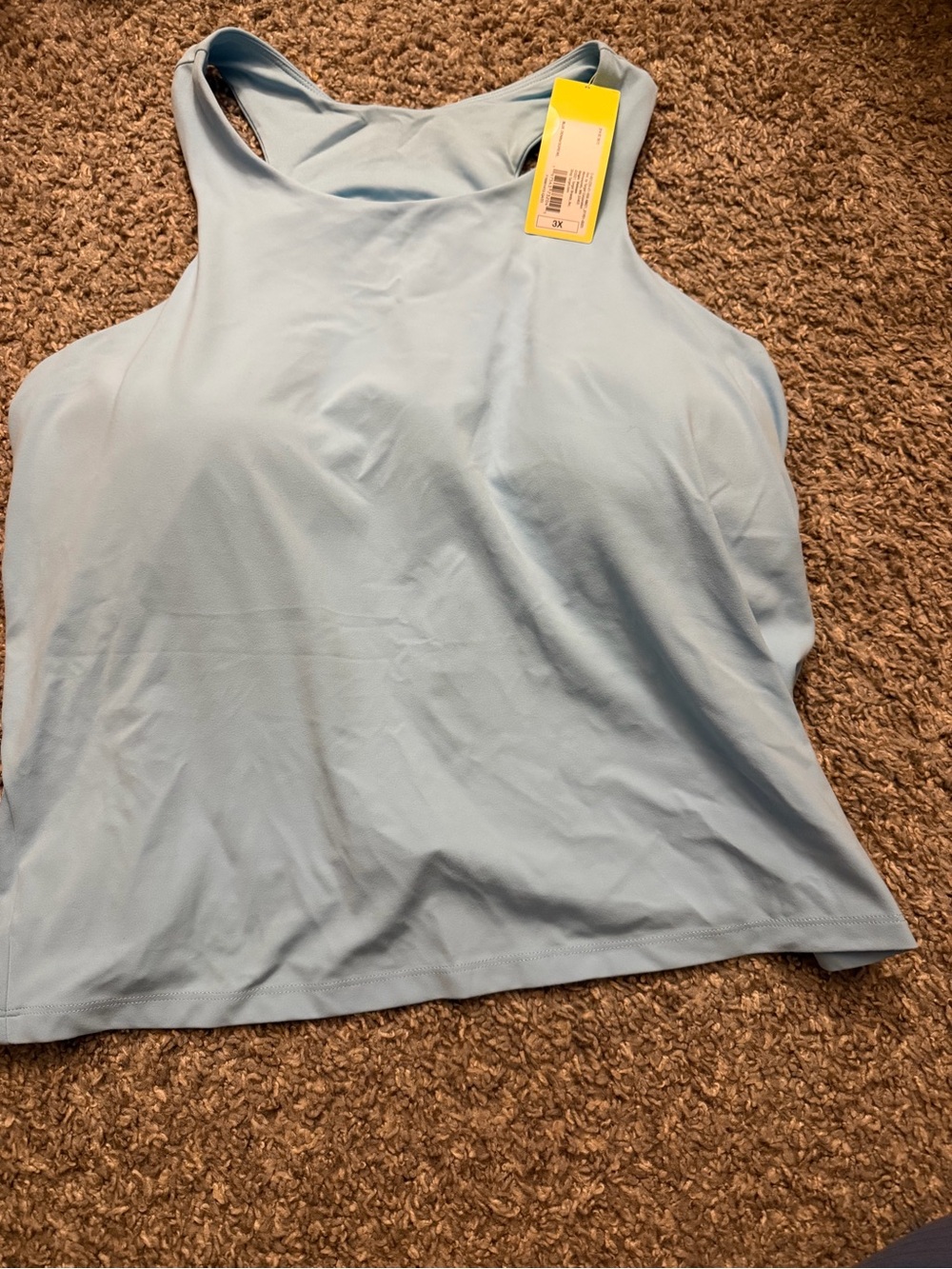 all in motion Light Blue Racerback Tank